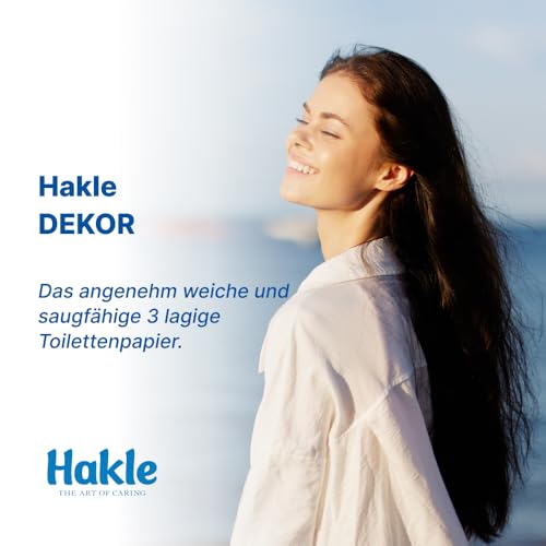 Hakle Dekor Wanderlust Toilettenpapier 48 Rollen 3-lagig ohne Duft