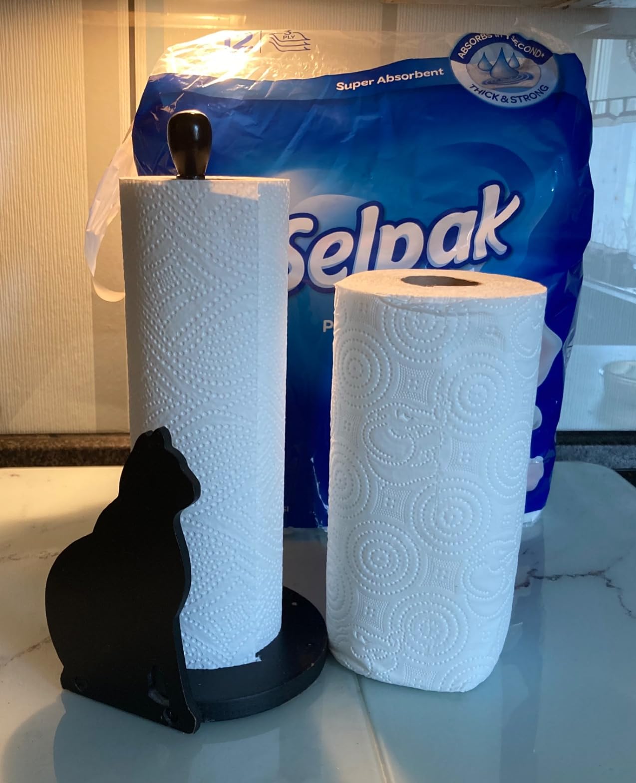 Selpak Paper Towels Küchenpapier, 48 Rollen à 75 Blatt, 3-lagig