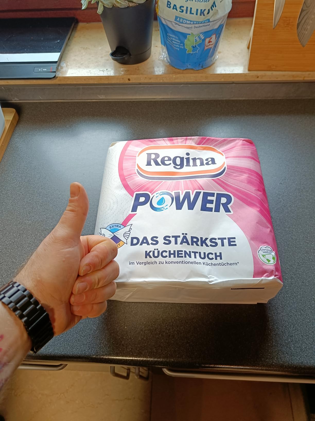 Regina Power Küchentücher 24 Rollen 2-lagig nass wiederverwendbar