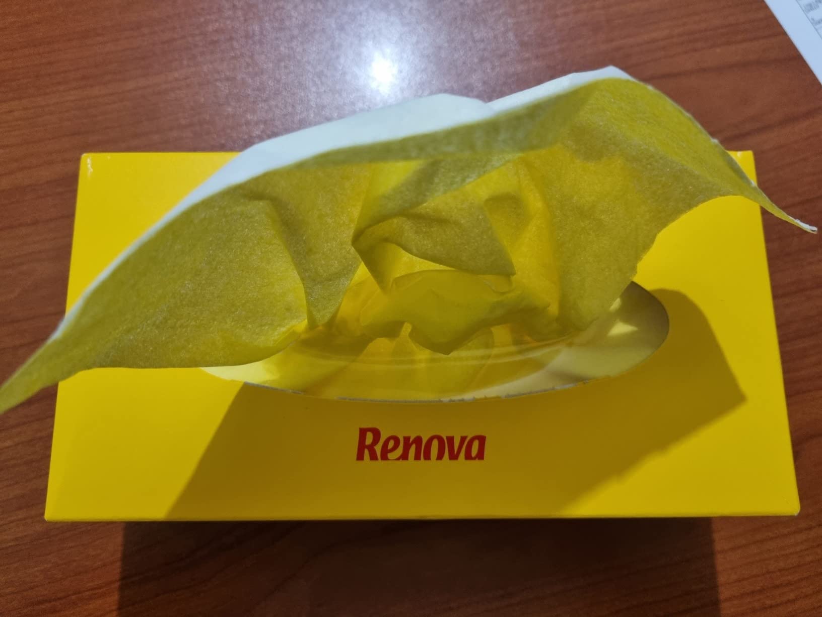 Renova Red Label Gesichtstücher 80 Stück, gelb