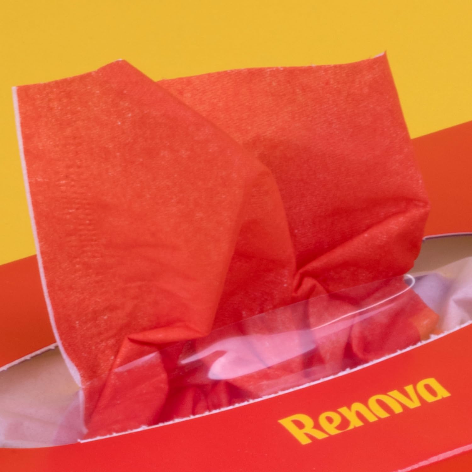 Renova Tissues RED Facial Kosmetiktücher 80 Stück rot 3-lagig