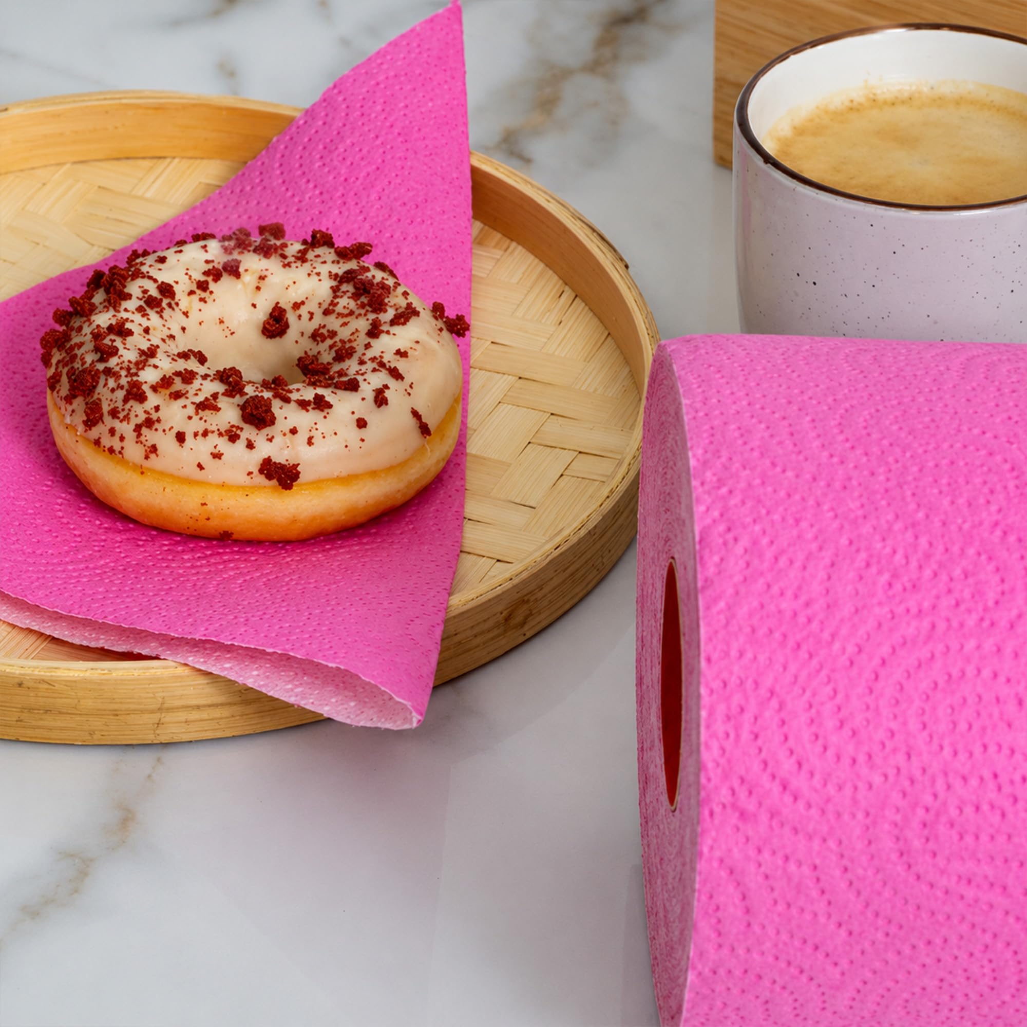 Renova Kitchen Roll Pink Paper Towel 1 Roll, rosa