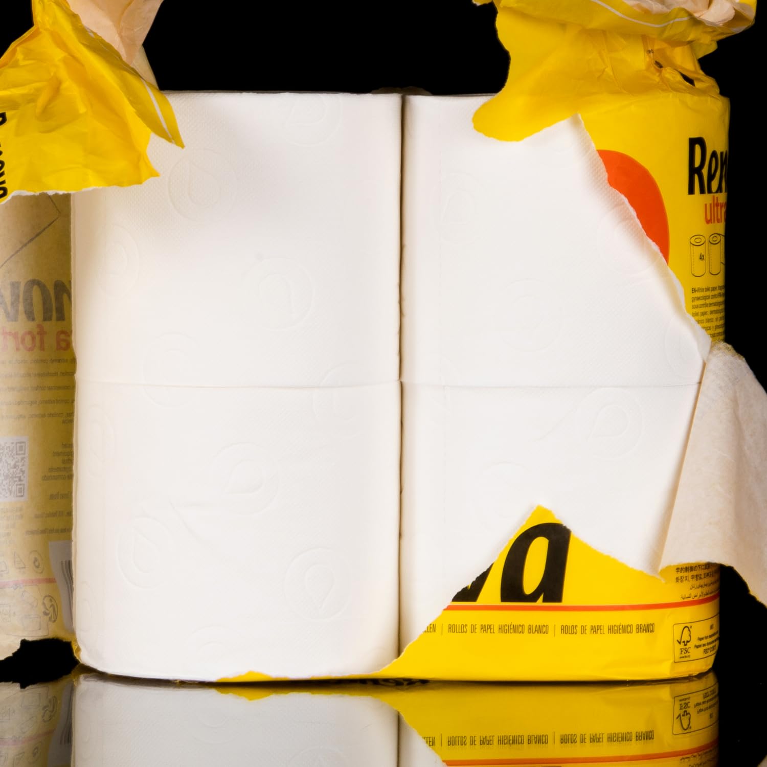 Renova Ultra Fort Toilettenpapier 4 Rollen, weiß und 4-lagig