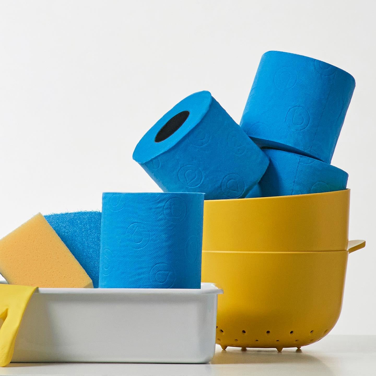 Renova Blue Toilettenpapier 6 Rollen, blau und 3-lagig