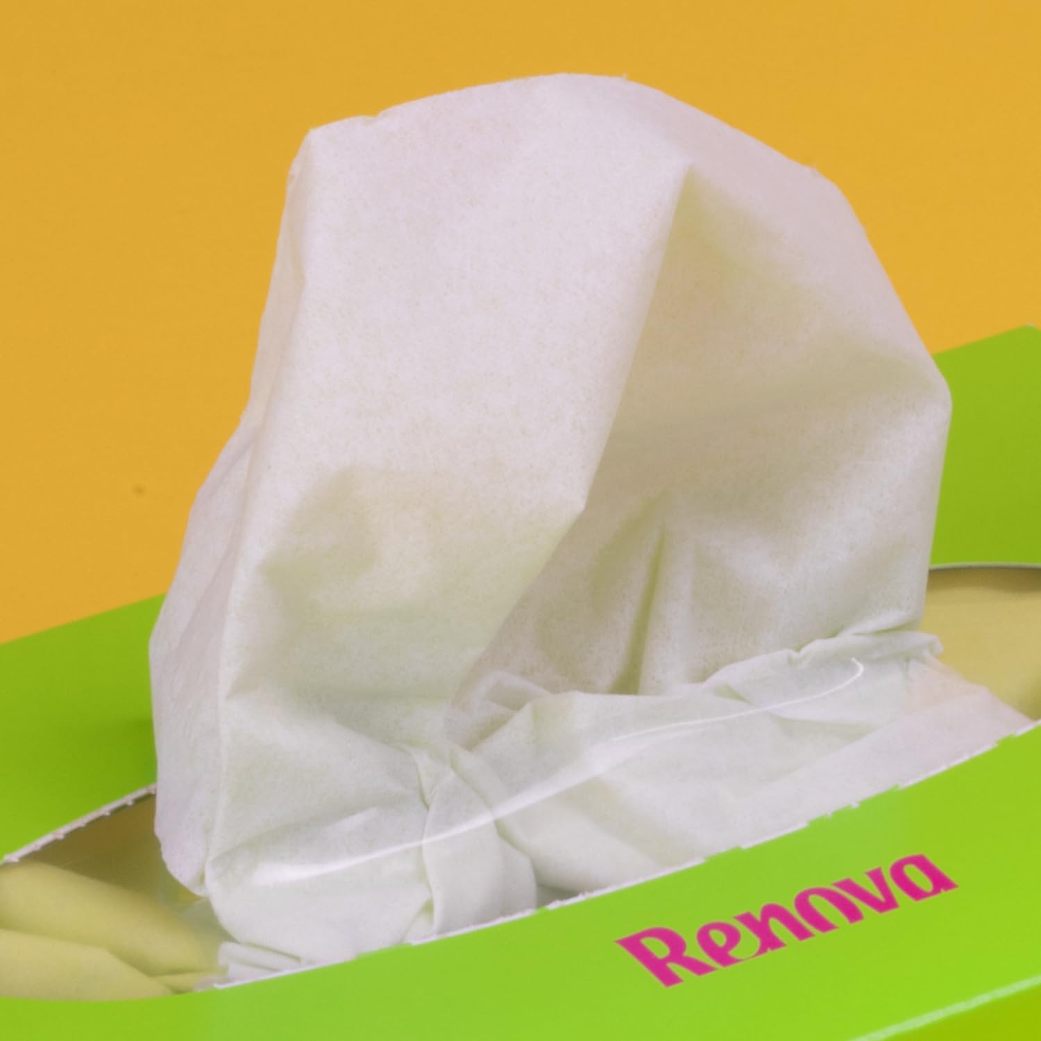 Renova Tissues GREEN Facial Kosmetiktücher, 80 Stück, 3-lagig