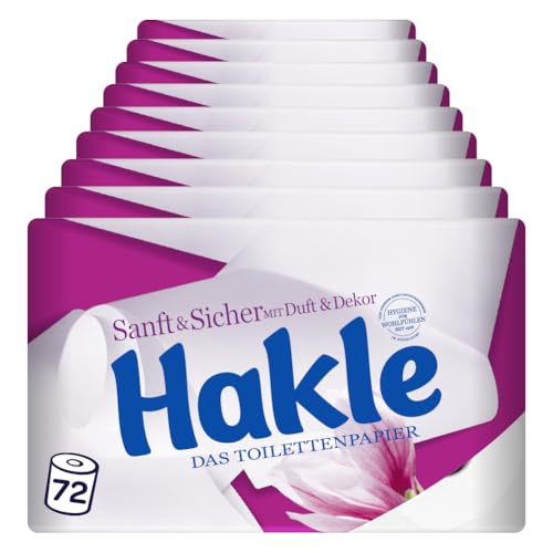 Hakle Sanft & Sicher Toilettenpapier 72 Rollen, 4-lagig, FSC-zertifiziert