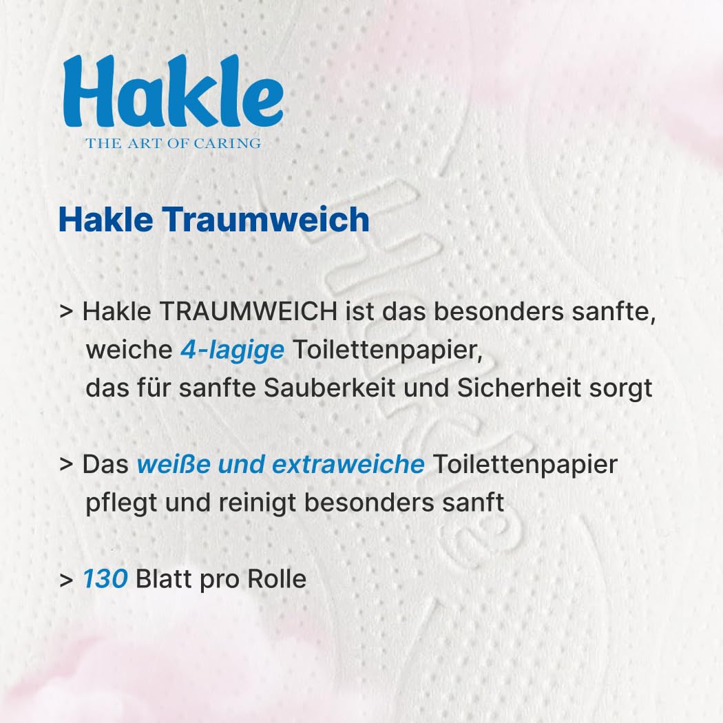 Hakle Traumweich Toilettenpapier 16 Rollen 4-lagig FSC-zertifiziert