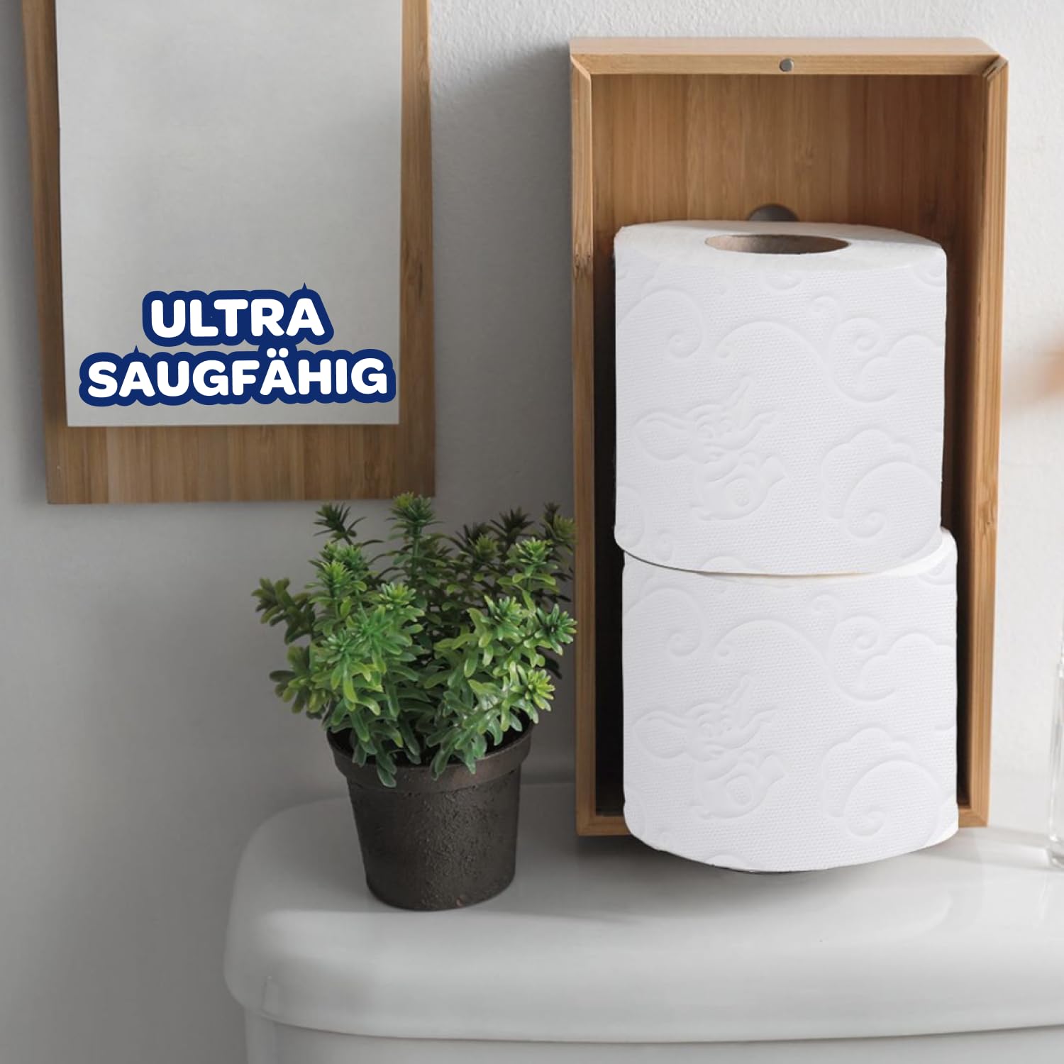 Selpak Deluxe Toilettenpapier 96 Rollen, 3-lagig mit Baumwollfasern