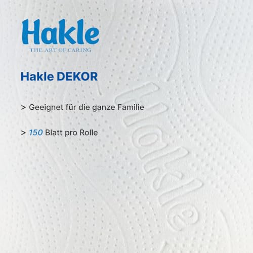 Hakle Dekor Wanderlust Toilettenpapier 48 Rollen 3-lagig ohne Duft