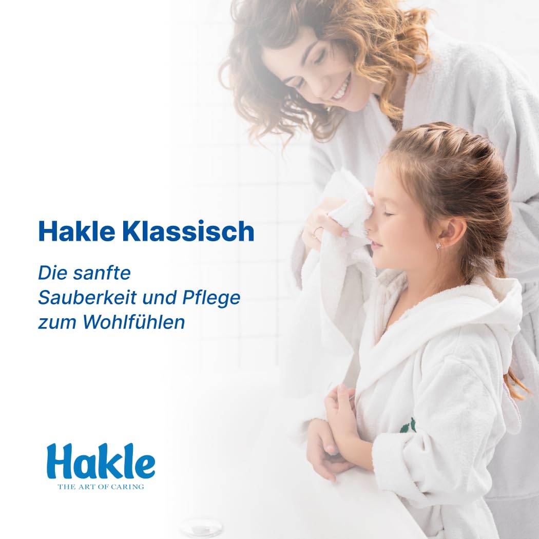 Hakle Klassisch Toilettenpapier 80 Rollen, 3-lagig und weiß
