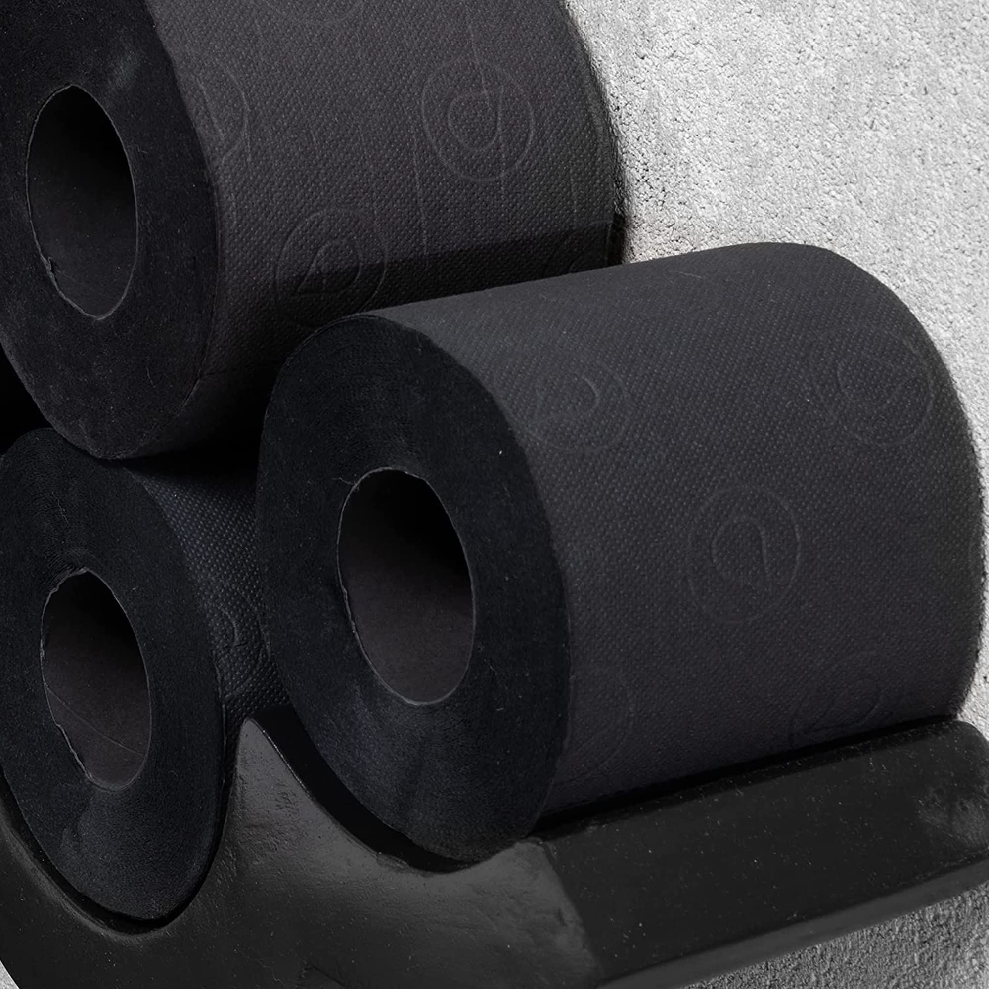 Renova Toilet Paper Black Label Toilettenpapier 6 Rollen, schwarz
