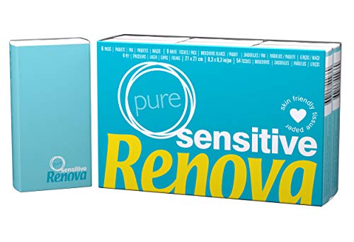 Renova Tissues Sensitive Pure Taschentücher 6 x 9, duftfrei