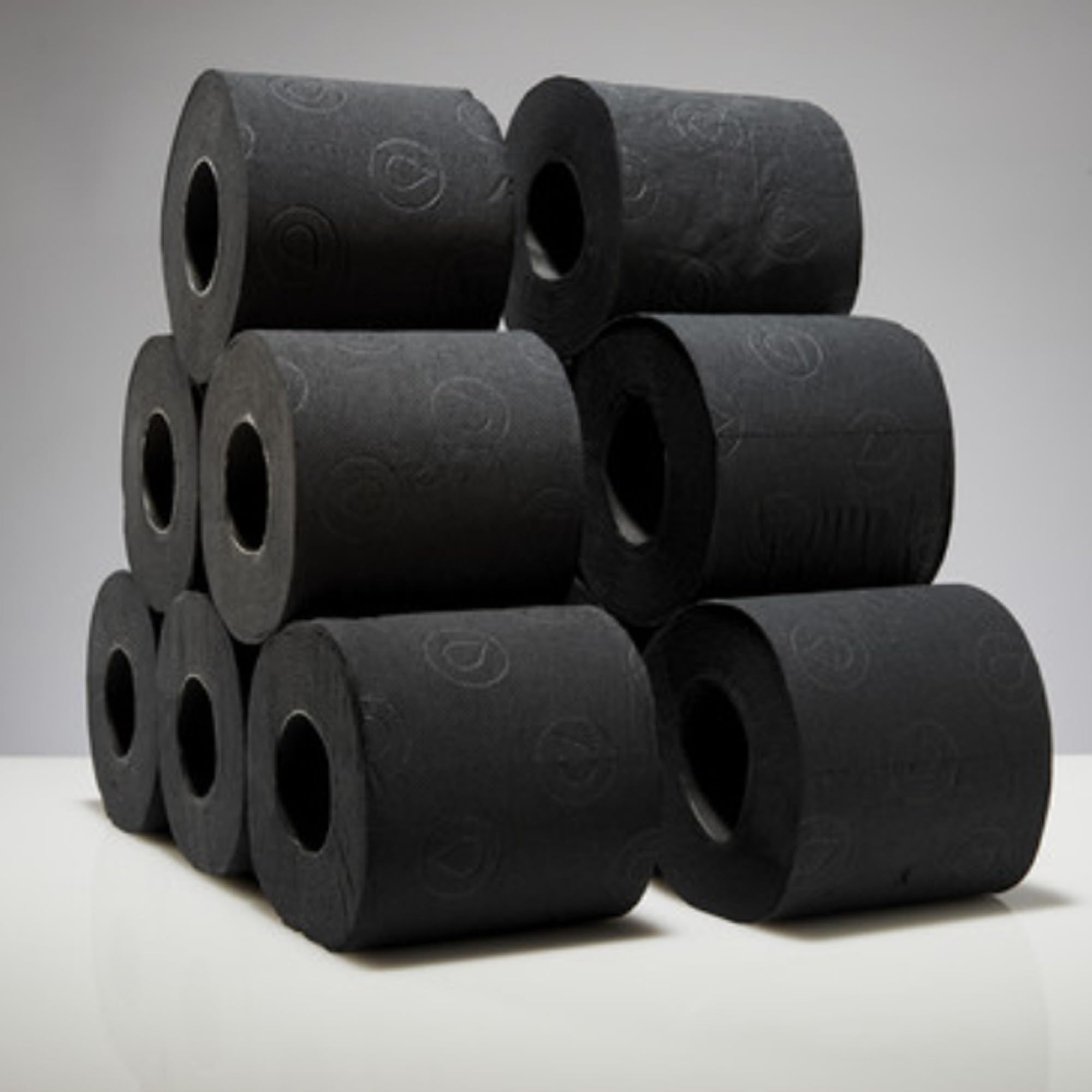 Renova Toilet Paper Black Label Toilettenpapier 6 Rollen, schwarz