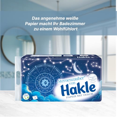 Hakle Dekor Wanderlust Toilettenpapier 48 Rollen 3-lagig ohne Duft