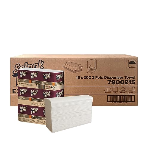 Selpak Paper Towels Professionelle Papierhandtücher 16 Packungen Z-Falz