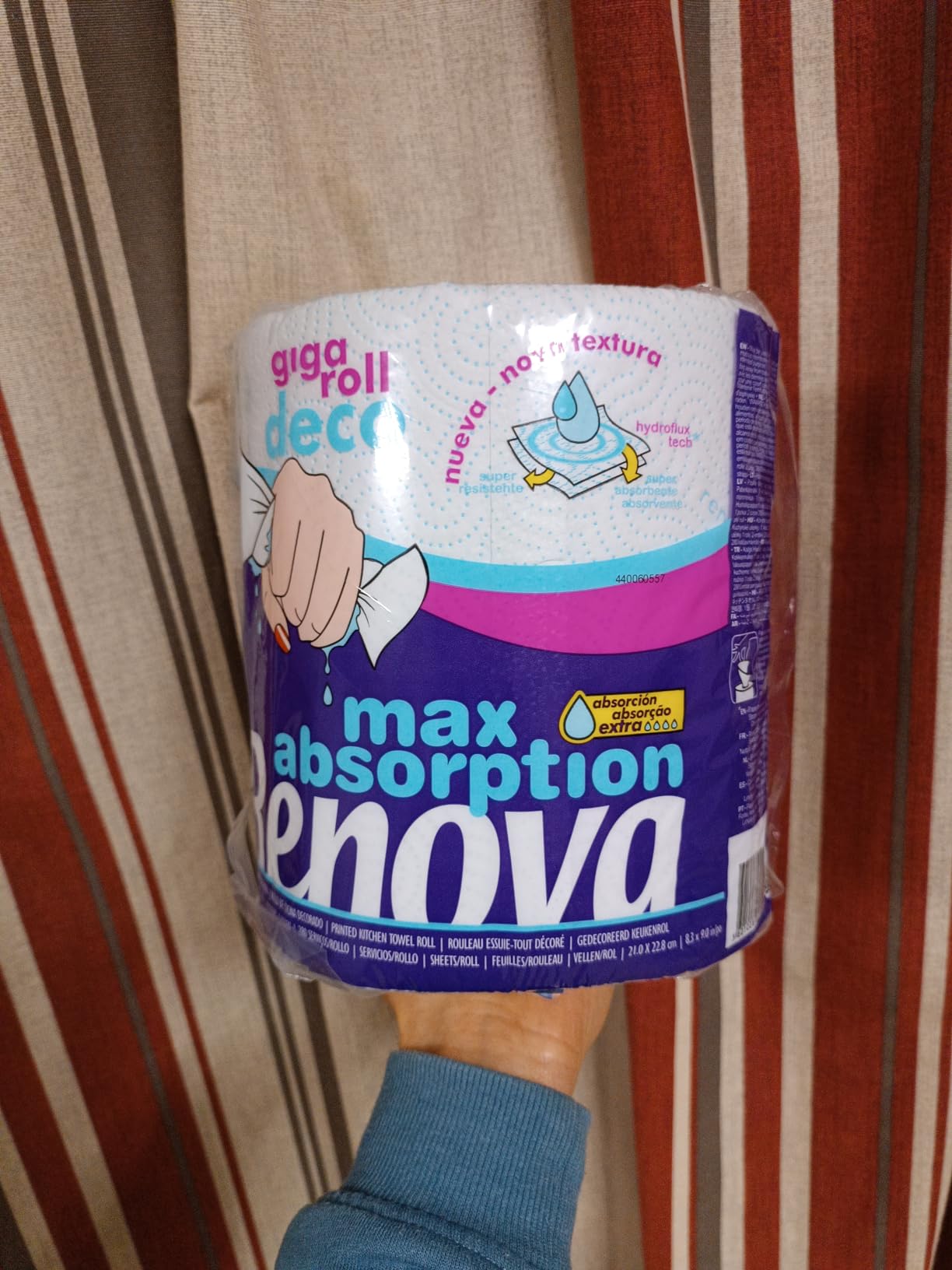 Renova Kitchen Roll GIGAROLL DECO Küchenrolle Large, 1 Rolle