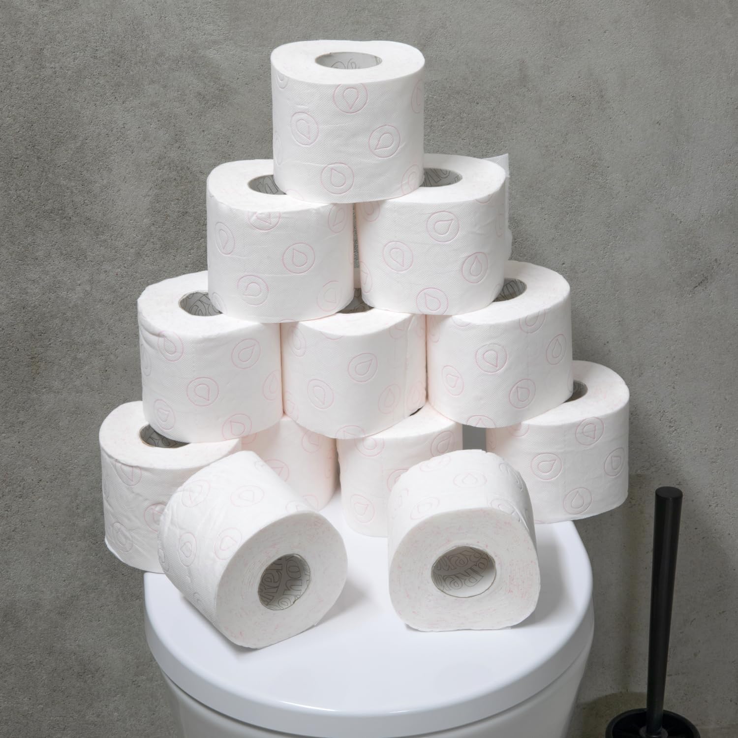 Renova Toilet Paper Toilettenpapier 12 Rollen 4-lagig parfümiert