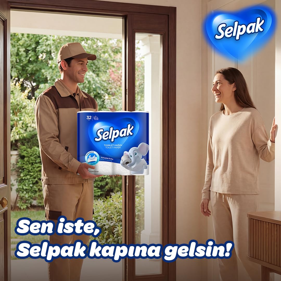 Selpak Toilettenpapier 32 Rollen 3-lagig aus Zellulose