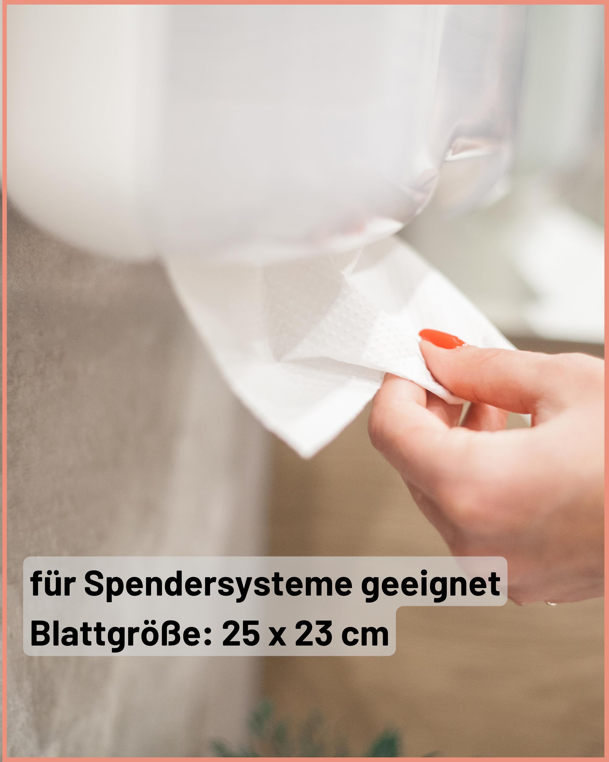 Glücksblatt Handtücher Papierhandtücher, 3000 Blatt, V-Falz, 2-lagig