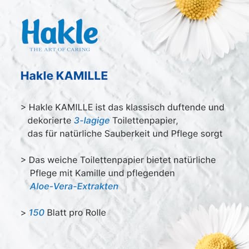 Hakle Kamille Toilettenpapier 24 Rollen, mit Aloe Vera