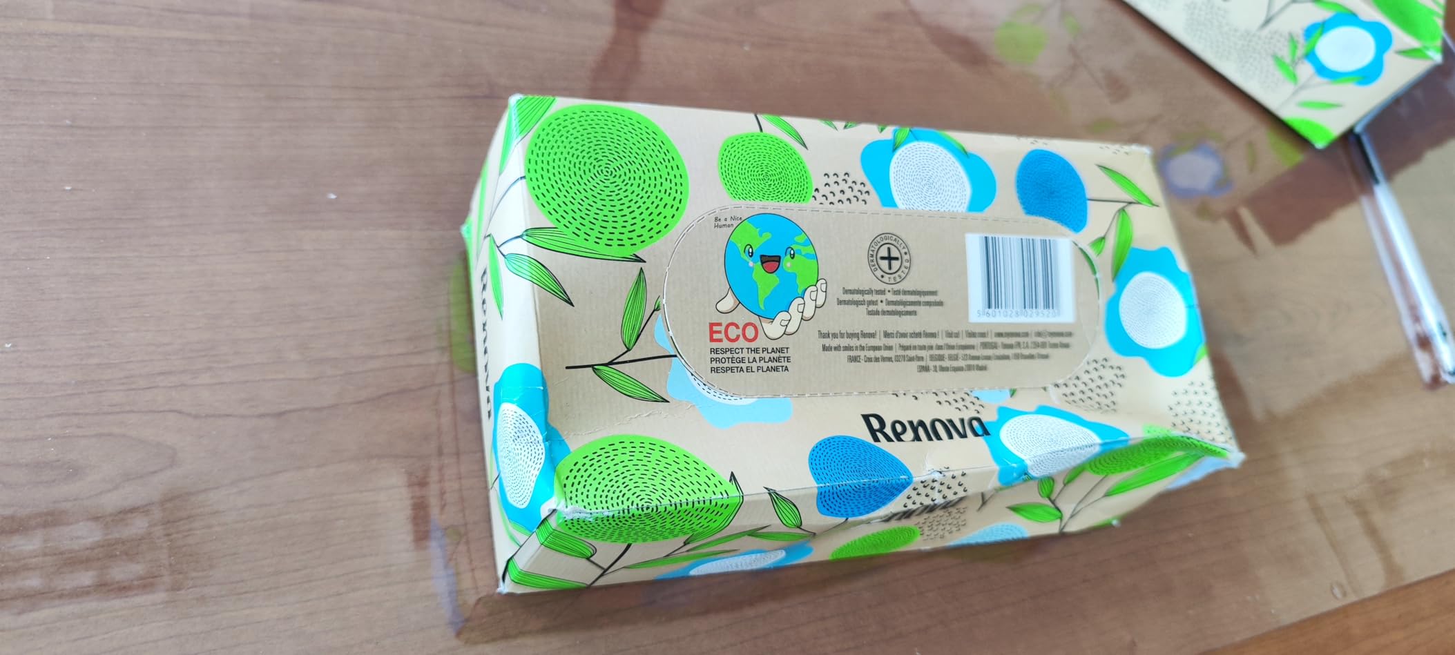 Renova Tissues 100% RECYCLED Taschentücher 70er Pack, 100 % Recyclingpapier
