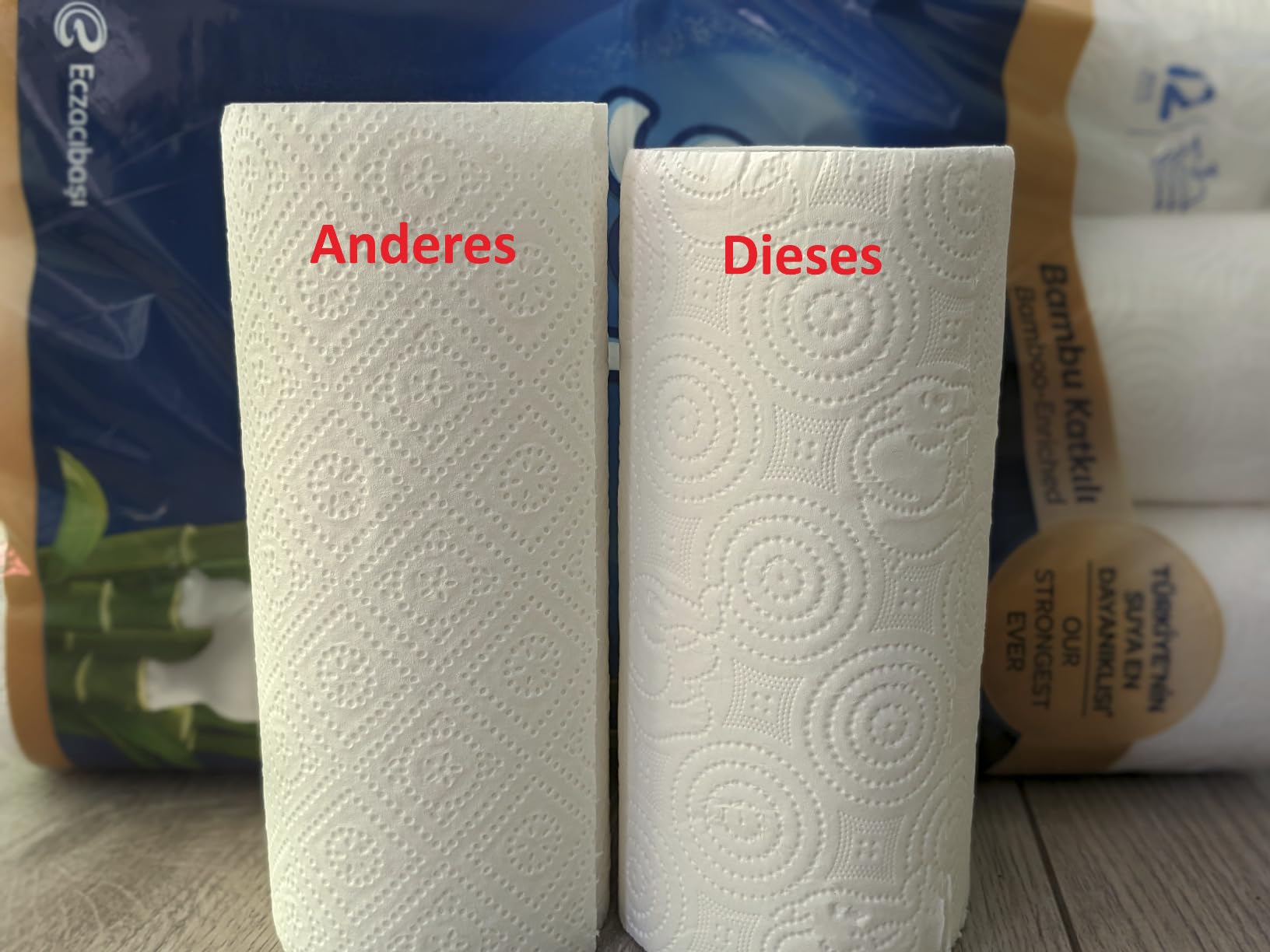 Selpak Paper Towels Deluxe Küchenrolle 48 Rollen 3-lagig aus Bambus