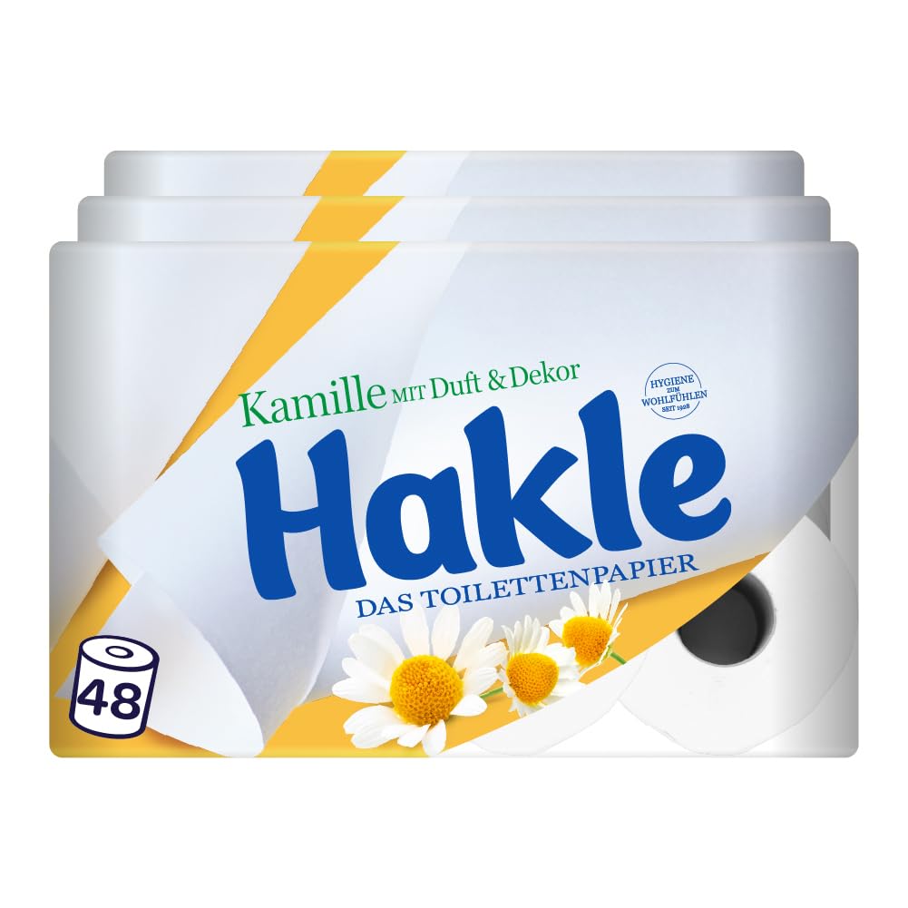 Hakle Kamille Toilettenpapier 48 Rollen, mit Aloe Vera