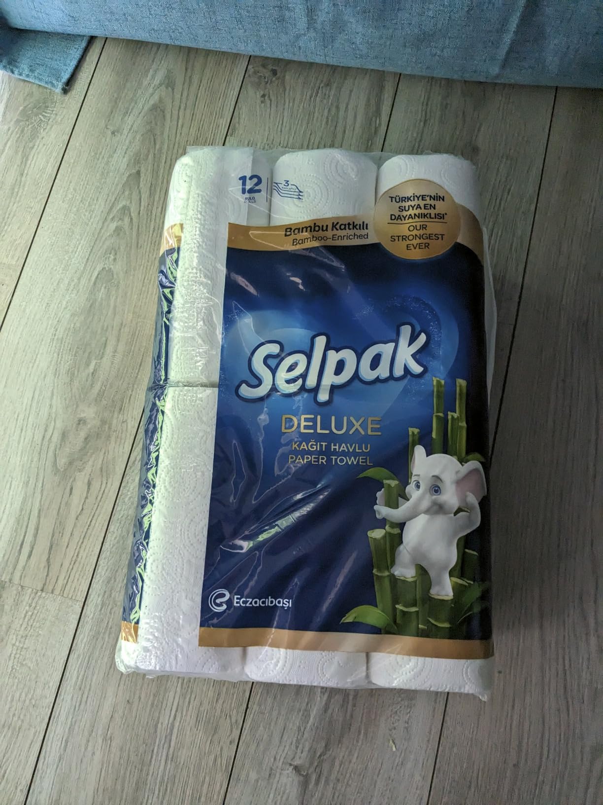 Selpak Paper Towels Deluxe Küchenrolle 48 Rollen 3-lagig aus Bambus