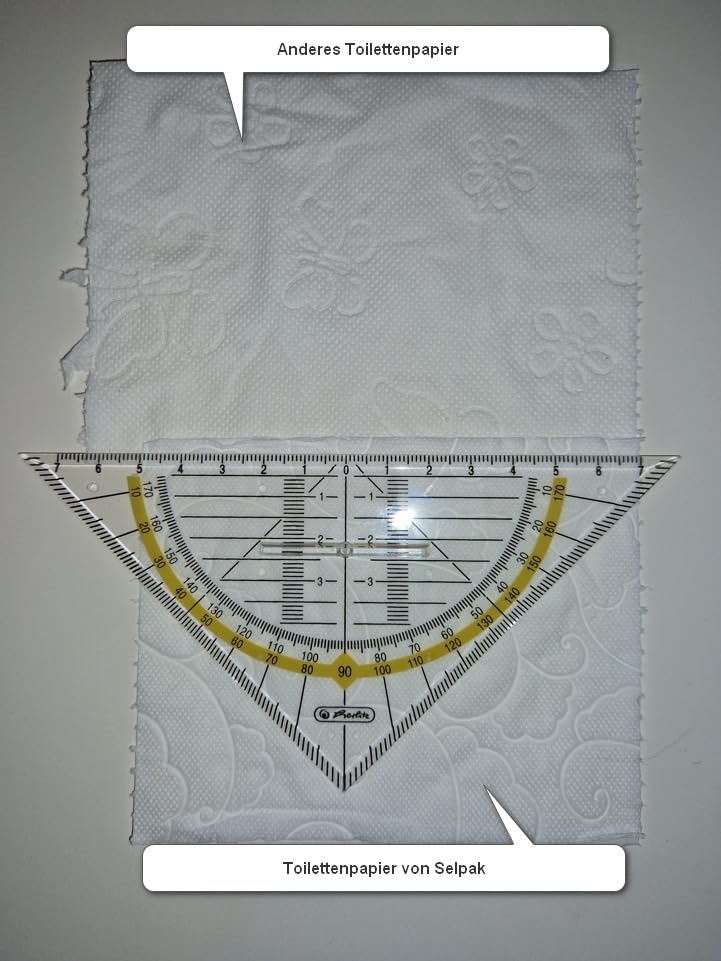 Selpak Toilettenpapier 96 Rollen 3-lagig aus reiner Zellulose