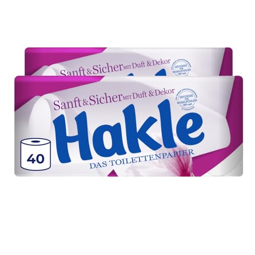 Hakle Sanft & Sicher Toilettenpapier 40 Rollen, 4-lagig