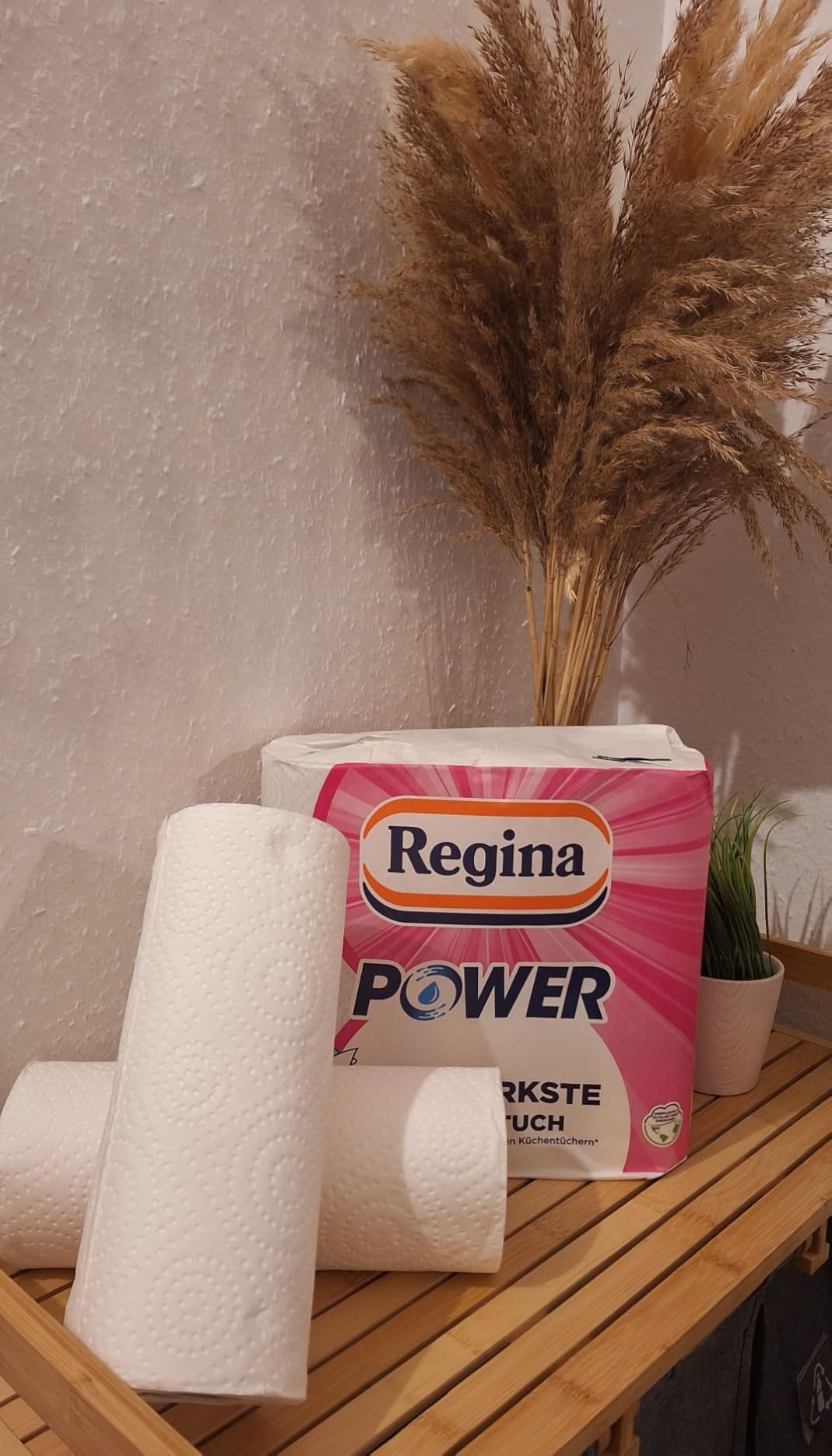 Regina Power Küchentücher 24 Rollen 2-lagig nass wiederverwendbar