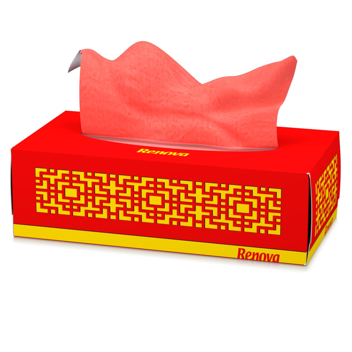 Renova Tissues RED Facial Kosmetiktücher 80 Stück rot 3-lagig