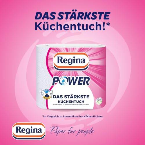 Regina Power Küchentücher 24 Rollen 2-lagig nass wiederverwendbar